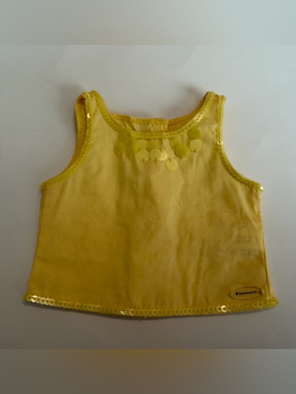 American Girl Truly Me Yellow Shirt